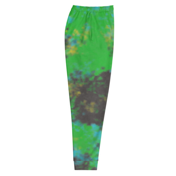 Green Watercolor Men's Joggers - Image 2