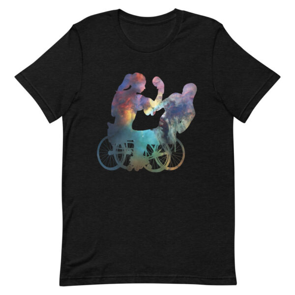 Space Wheelchair Boxing Short-Sleeve Unisex T-Shirt