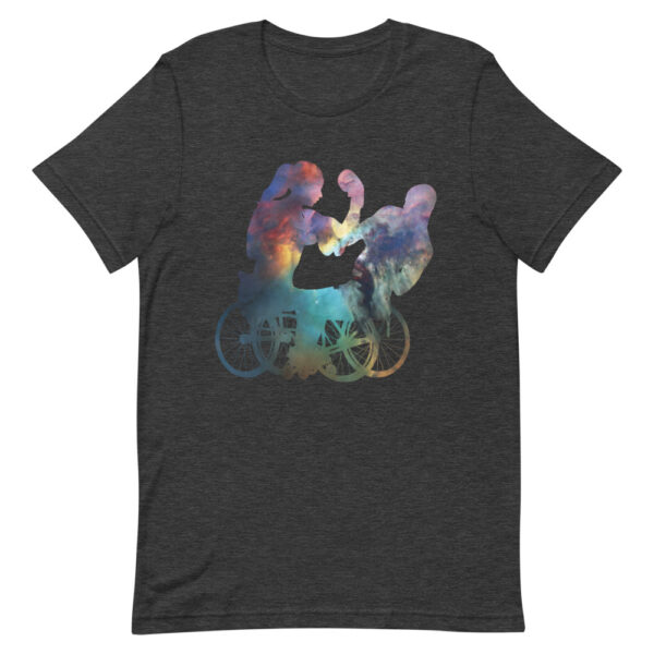 Space Wheelchair Boxing Short-Sleeve Unisex T-Shirt - Image 4