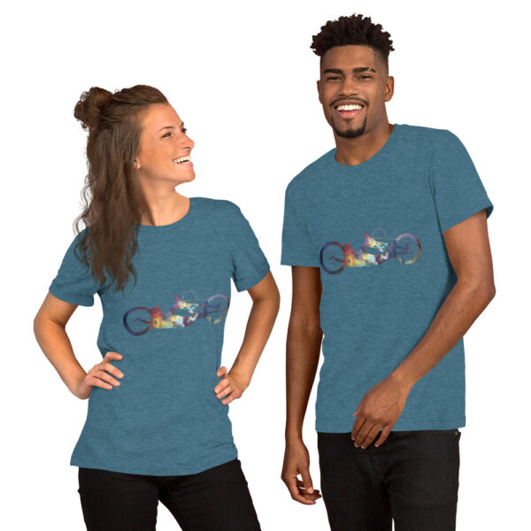 Space Hand Cycling Short-Sleeve Unisex T-Shirt - Image 5