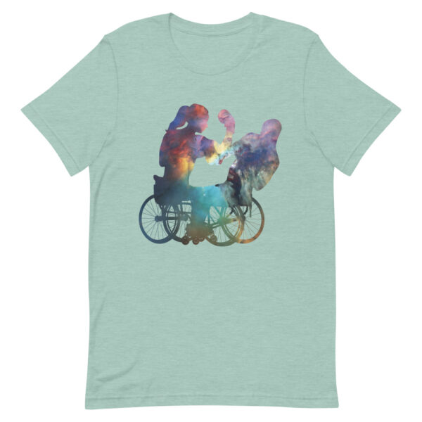 Space Wheelchair Boxing Short-Sleeve Unisex T-Shirt - Image 9