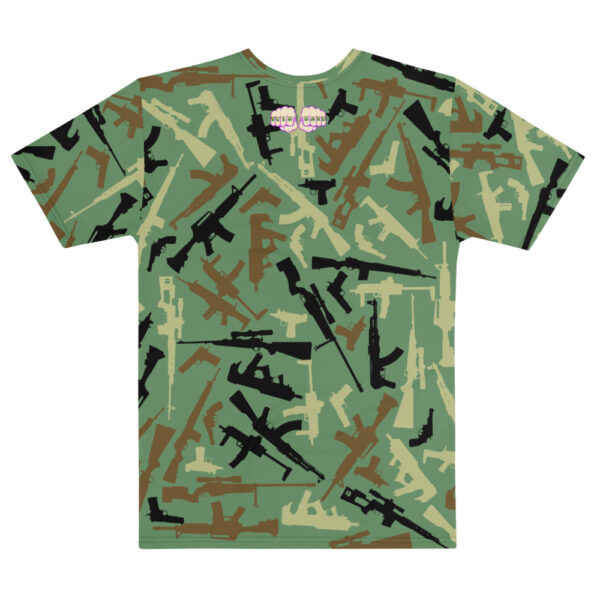 CUSTOM - Loco's Gun Camo V-Neck Men's T-shirt - Image 2