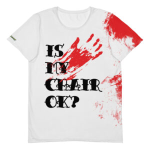 Is My Chair Ok? All-Over Print Men's Athletic T-shirt