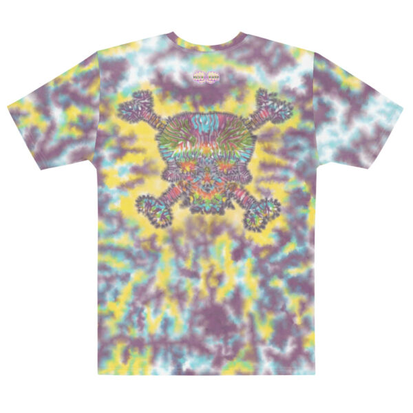 Skull Tie Dye Men's T-shirt - Image 2