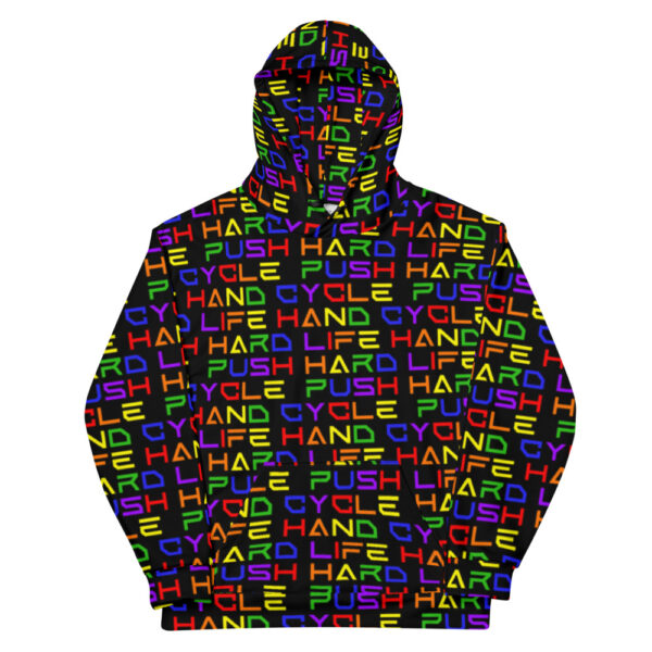 Hand Cycling Rainbow Unisex Hoodie