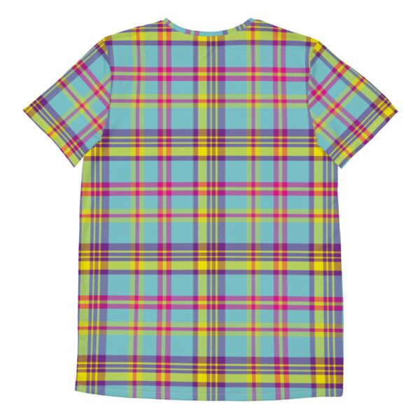 Men's 90's Plaid Athletic T-shirt - Image 2