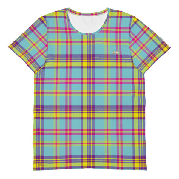 Men's 90's Plaid Athletic T-shirt